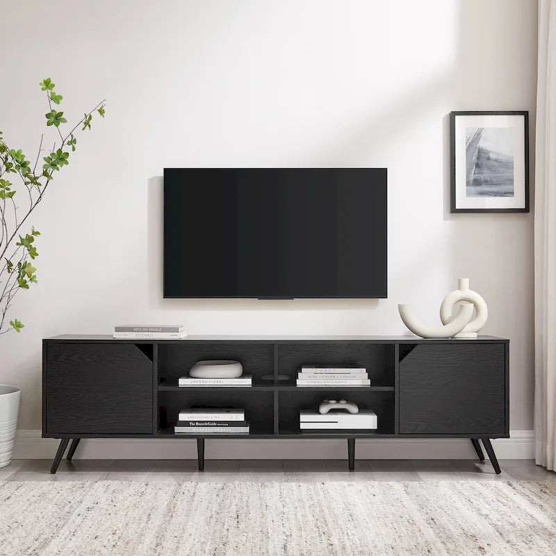 Meuble TV Mid-Century Modern de 70 pouces