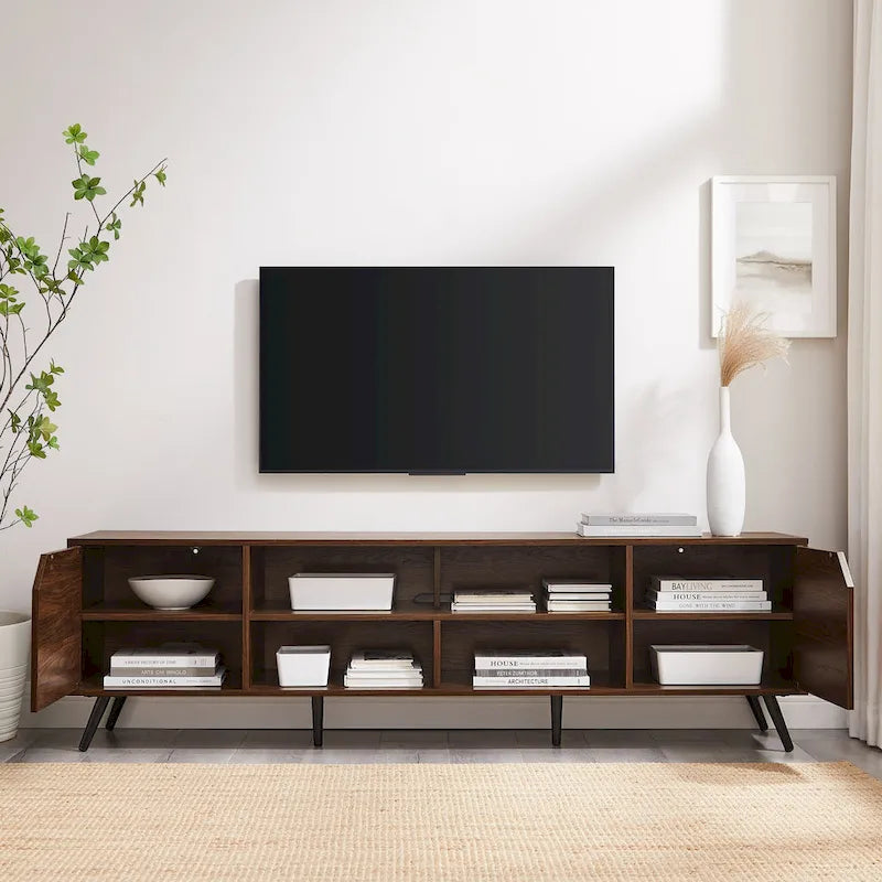 Meuble TV Mid-Century Modern de 70 pouces