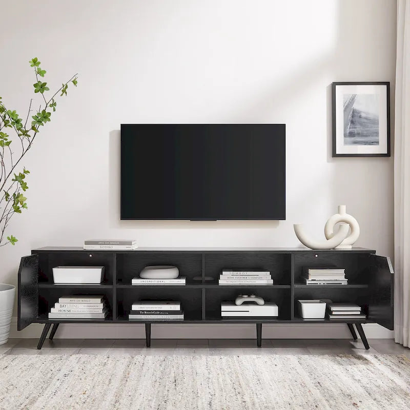 Meuble TV Mid-Century Modern de 70 pouces