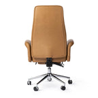 Fauteuil de bureau ergonomique pivotant à dossier haut de 49 po avec accoudoir et repose-pieds
