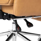Fauteuil de bureau ergonomique pivotant à dossier haut de 49 po avec accoudoir et repose-pieds