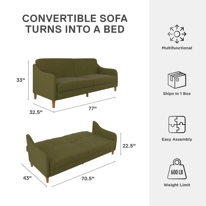 Canapé-lit futon Coil