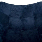 Fauteuil à bascule de puériculture moderne en velours - Fauteuil d'appoint du milieu du siècle