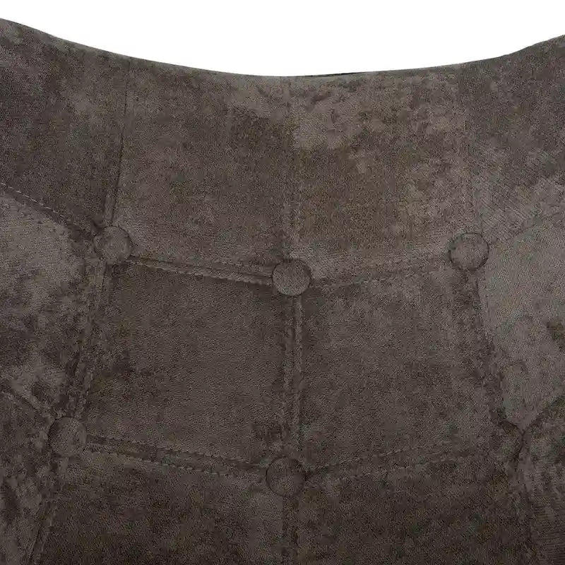 Fauteuil à bascule de puériculture moderne en velours - Fauteuil d'appoint du milieu du siècle