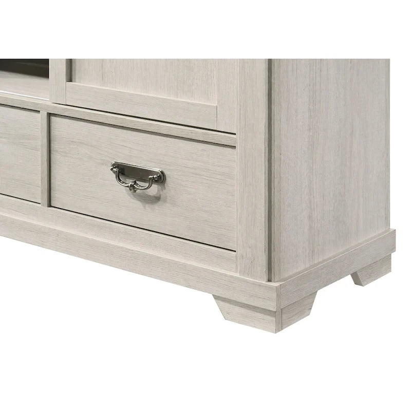 Meubles de chambre à coucher crème et marron