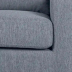 Fauteuil club contemporain rembourré