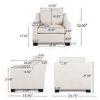 Fauteuil club contemporain rembourré