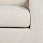 Fauteuil club contemporain rembourré