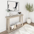 Console classique avec étagère 117 cm