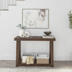 Console classique avec étagère 117 cm