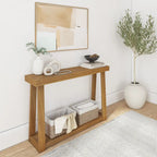 Console classique avec étagère 117 cm