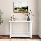 Console classique avec étagère 117 cm