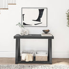 Console classique avec étagère 117 cm