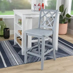 Tabouret de bar en bois massif hauteur comptoir