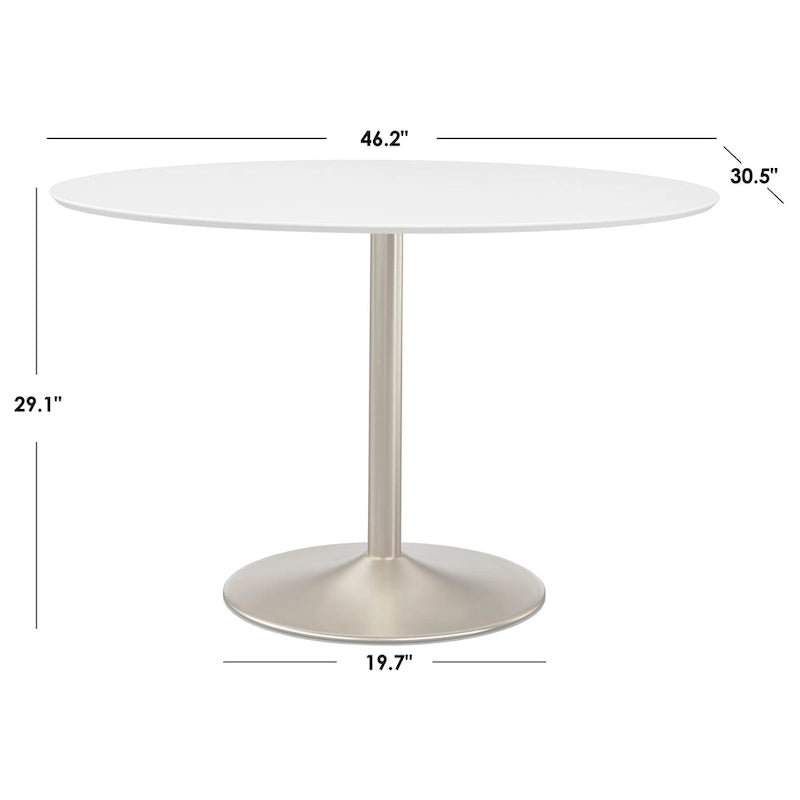 Table à manger ovale