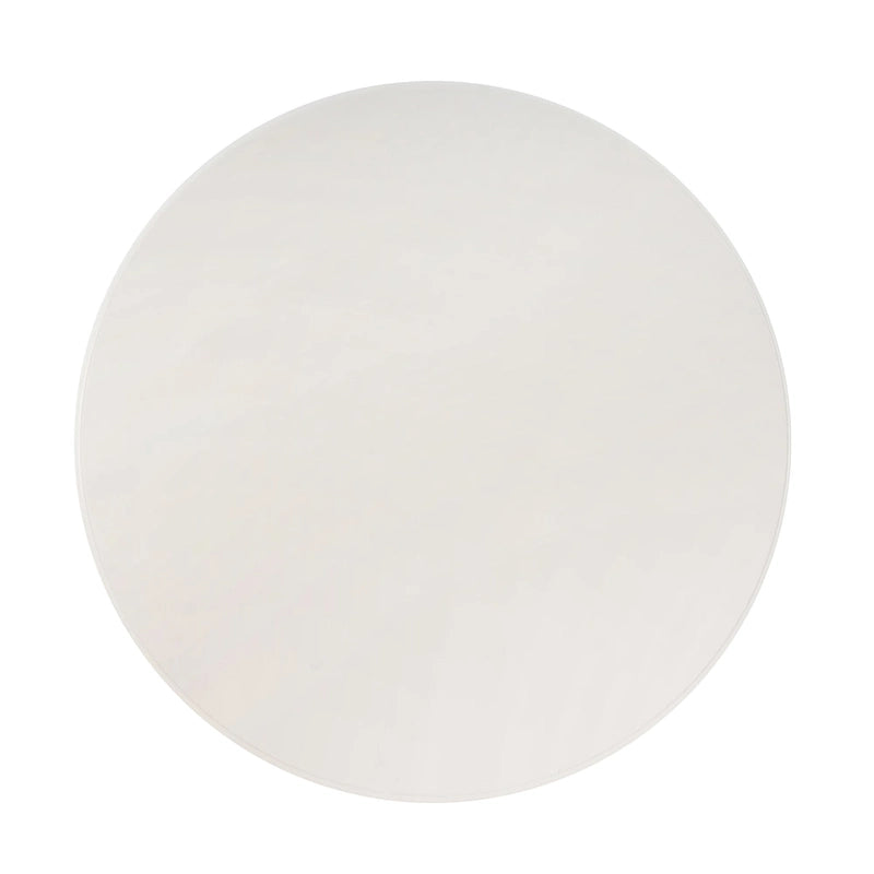 Table à manger ronde sur pied en bois massif