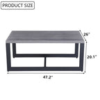 Table de jardin, table basse d'extérieur, table d'appoint de jardin