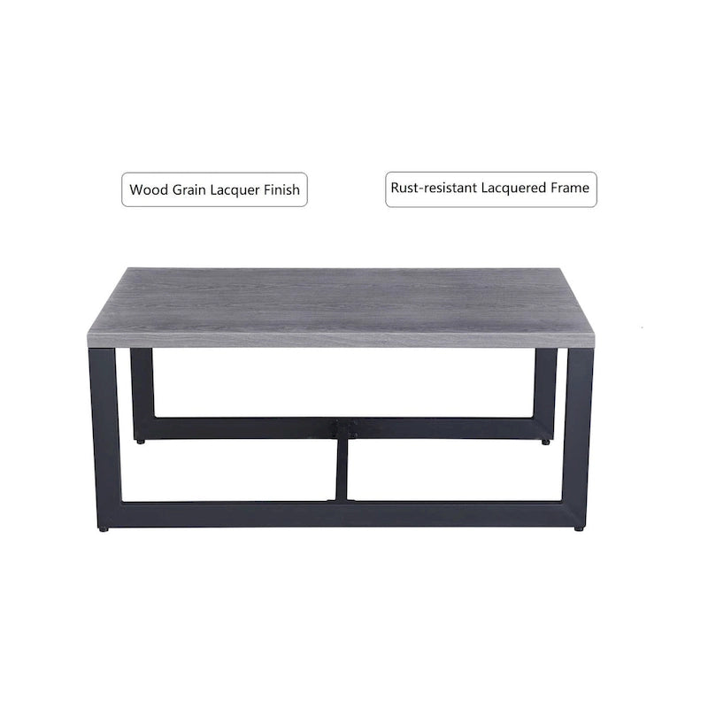 Table de jardin, table basse d'extérieur, table d'appoint de jardin