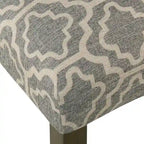 Chaise de salle à manger géométrique Parsons gris cendré