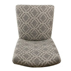 Chaise de salle à manger géométrique Parsons gris cendré