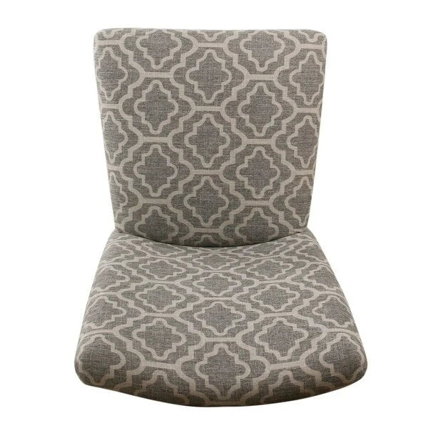 Chaise de salle à manger géométrique Parsons gris cendré