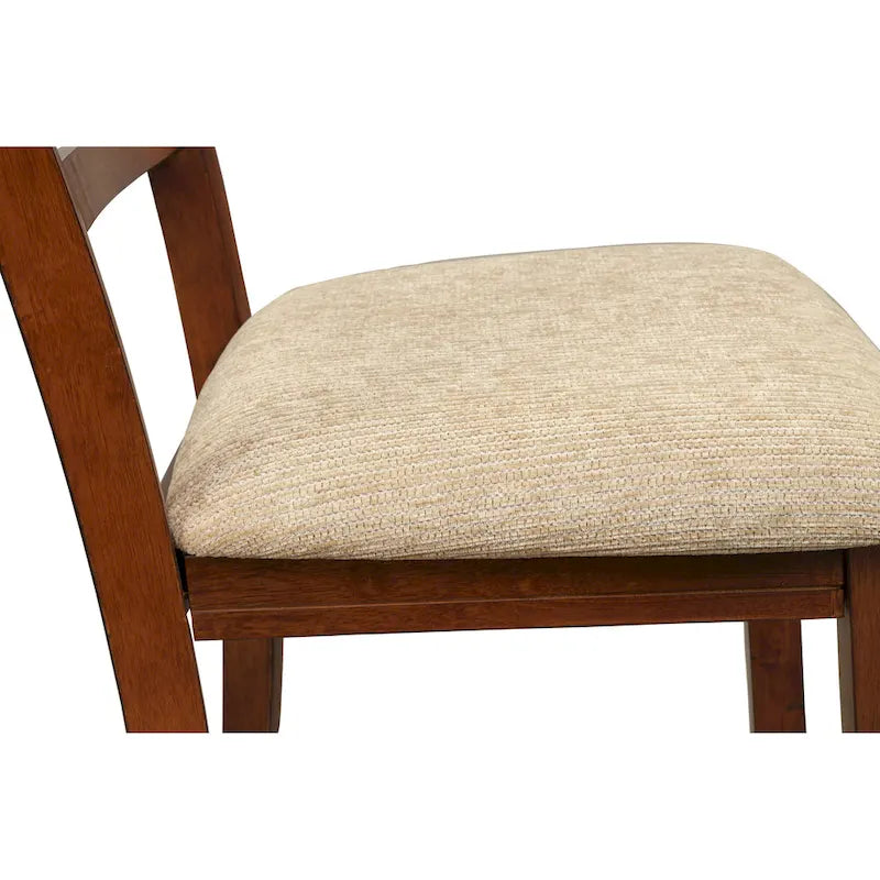 Table à manger extensible tréteaux noyer foncé