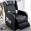 Fauteuil inclinable de jeu, dossier haut style course, siège de cinéma