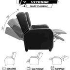 Fauteuil inclinable de jeu, dossier haut style course, siège de cinéma