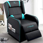 Fauteuil inclinable de jeu, dossier haut style course, siège de cinéma