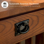 Table d'appoint de style Mission avec tiroir
