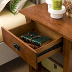 Table d'appoint de style Mission avec tiroir