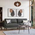 Canapé Mid-Century Moderne de 193 cm de large