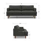Canapé Mid-Century Moderne de 193 cm de large