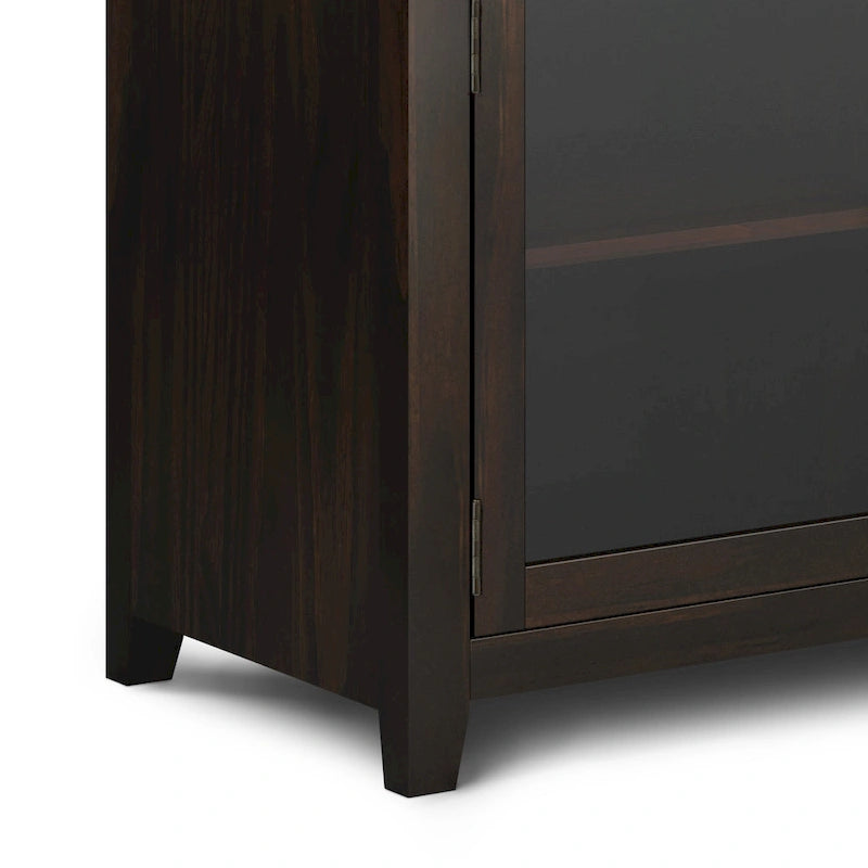 Buffet contemporain en acajou massif de 137 cm de large