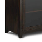 Buffet contemporain en acajou massif de 137 cm de large