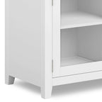 Buffet contemporain en acajou massif de 137 cm de large