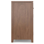 Buffet contemporain en acajou massif de 137 cm de large