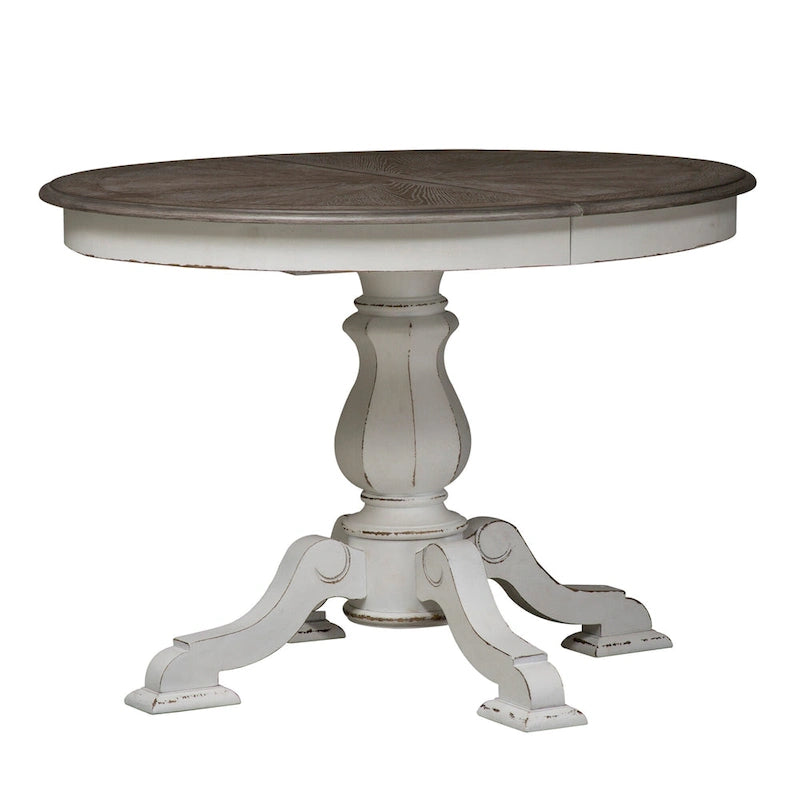 Table à pied central