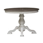 Table à pied central