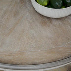 Table à pied central