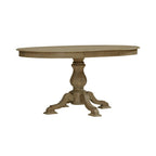 Table à pied central