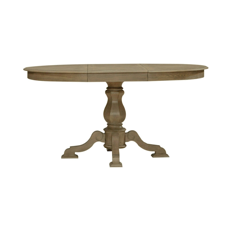 Table à pied central