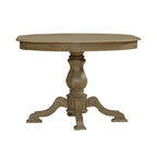 Table à pied central