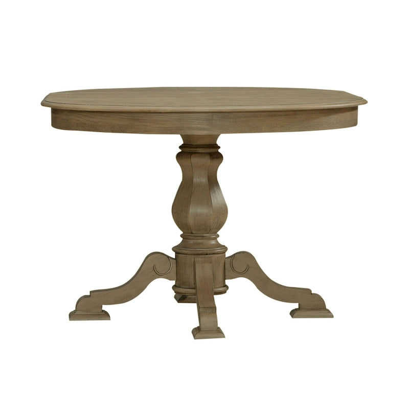 Table à pied central