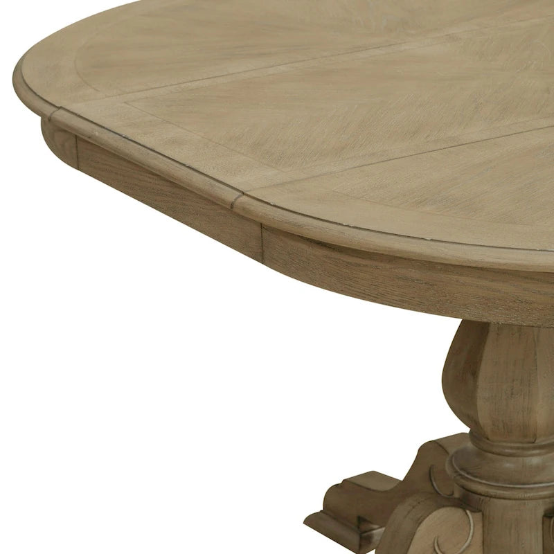 Table à pied central