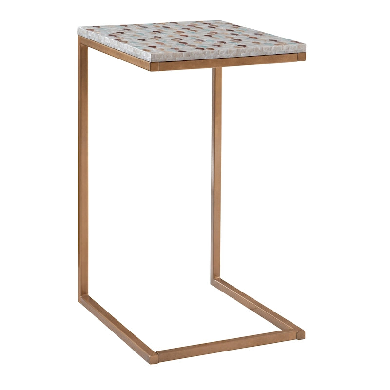 Table d'appoint Capiz Fish Mosaic
