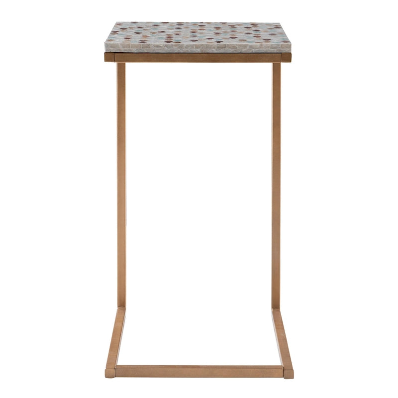 Table d'appoint Capiz Fish Mosaic