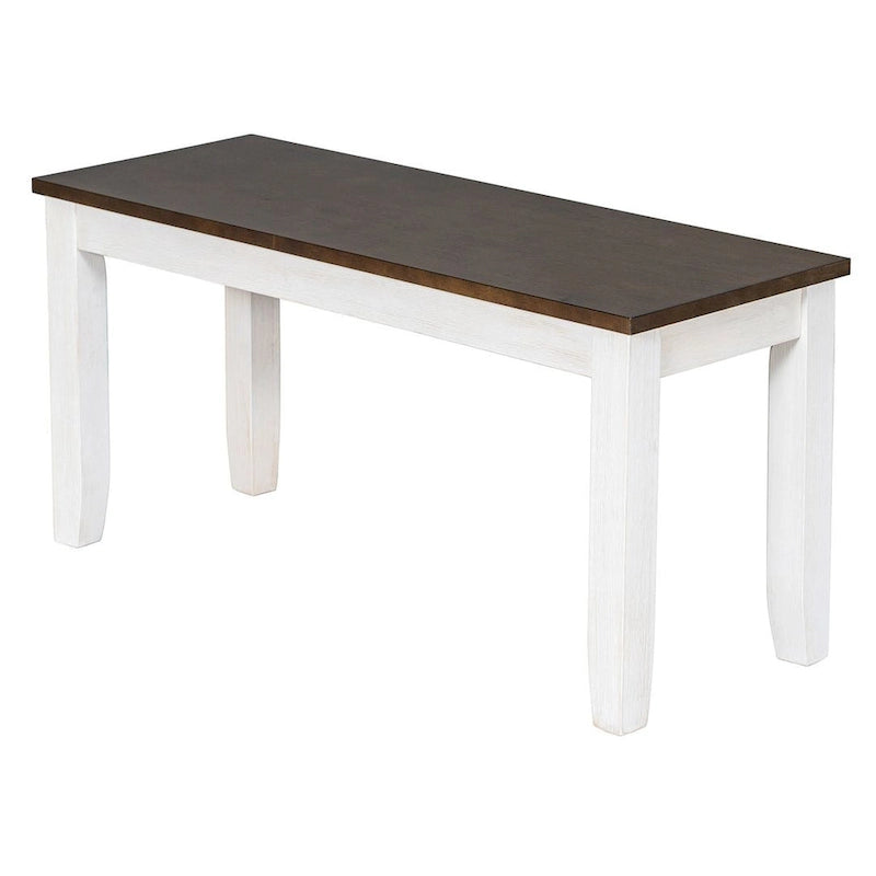 Table de salle à manger avec chaises et banc
