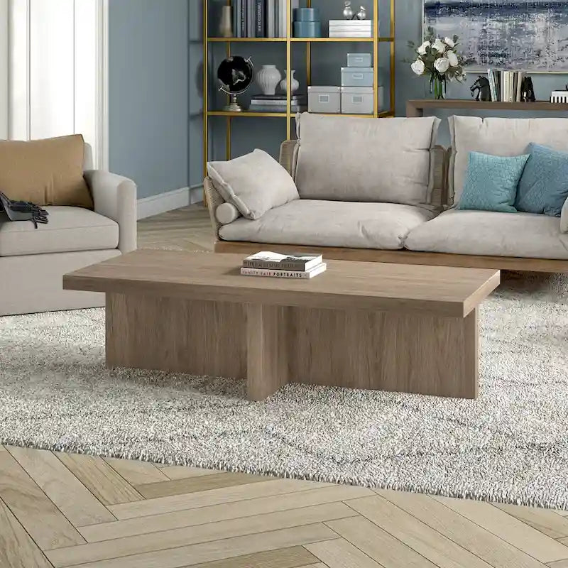 Table basse rectangulaire de 54 po de largeur