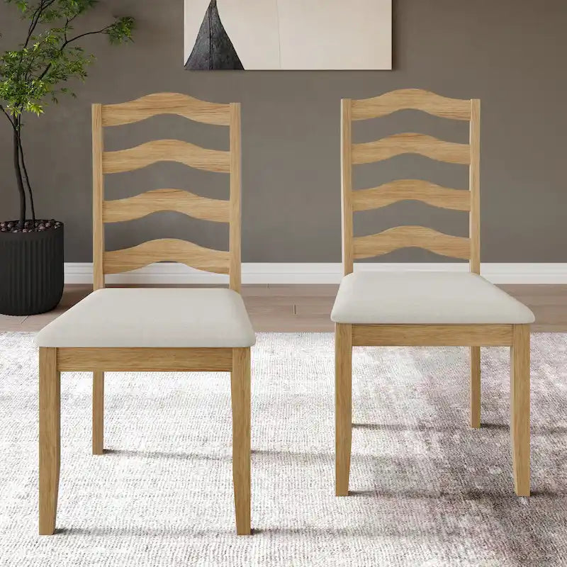 Chaise de salle à manger en bois